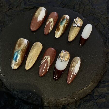 FALL STILETTO NAILS